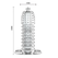 Zatvorena mlaznica Cristal Sleeve l 130 mm d 35 mm art. EE-10032